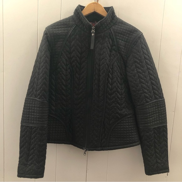 Harley-Davidson Jackets & Blazers - HARLEY Davidson Sz M Black Quilted Jacket